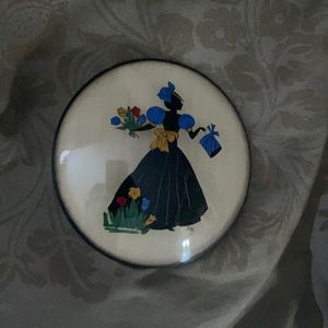 Vintage Peter Watson Hand painted women silhouette